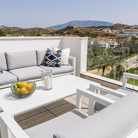 Ferienwohnung Magnificent Frontline Golf Penthouse In Navigolf La Cala De Mijas Exterior foto